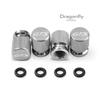 For Porsche GTS Cayenne Cayman Panamera Macan 911 718 928 901 930 Car Wheel Tire Valve Caps Tyre Stem Covers Airdust Waterproof