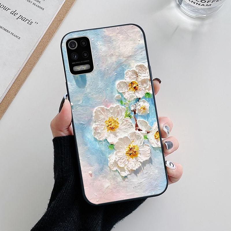 For LG K52 Q52 K62 2020 Phone Case Stylo6 K71 Lovely Panda Cartoon Painting Soft Siliocne Coque For LG Stylo 6 K71 Cover Bumper