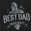 STAR WARS Cel mai bun tată pentru tată, Star Wars, unisex și pentru adulți: Tricou Mandalorian de Ziua Tatălui