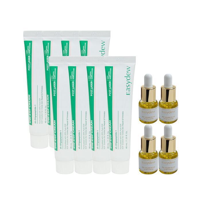 Easydew Post-Laser EGF Cream 40ml x 8 + Golden Elixir 4ml x 4 (43386866)