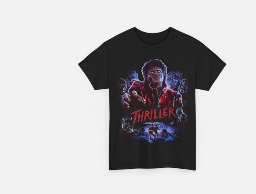 

Michael Jackson Thriller MJ T shirt Unisex Heavy Cotton Tee Unisex T-Shirt L