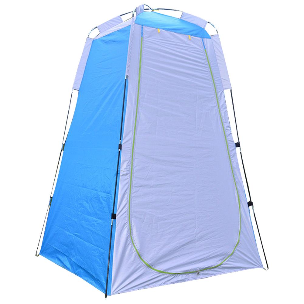 

Портативная палатка для купания, водонепроницаемая палатка для раздевалки, износостойкая палатка для душа и туалета на пляже для пеших прогулок и путешествий синий