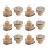 Pack of 12 Wood Drawer Pulls Wood Knobs Decorative Furniture Handles Furniture Hardware Set Simple Install for House