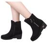 Women's Short Boots Winter Platform Bootie Outdoor Flock Footwear Warm Shoes