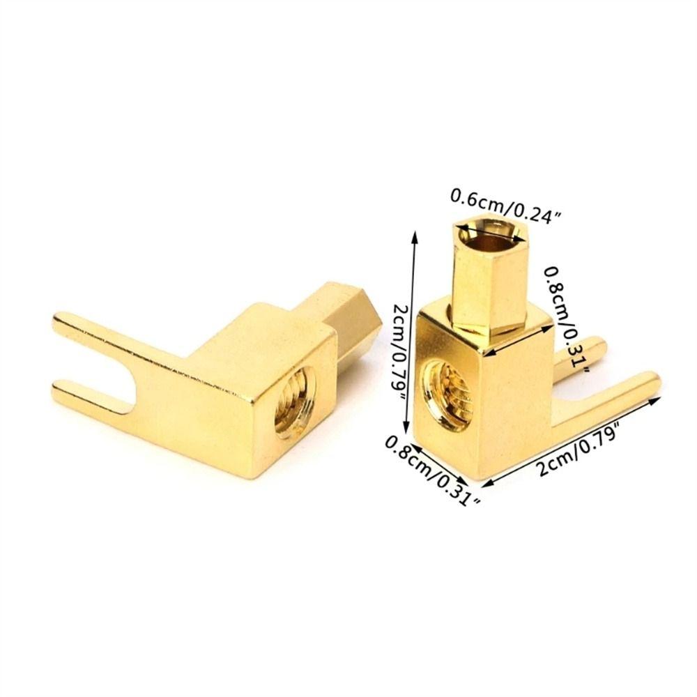Plugs Banana Plug Y Type Speaker U Spade Connector Connector Plug Banana to Spade Adapte Spade Plug