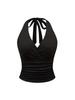 Women's European & American Halter Strap Slim Backless Vest Top