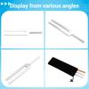 Azwamkue 432 Hz Tuning Fork with Hammer, Healing Sound for Healing Therapy and Yoga, Aluminum Alloy Tuning Fork, Silver
