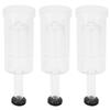 3Pcs Homebrew Air Lock with Sealing Ring for Beer Wine Fermentation Brewing Accessory