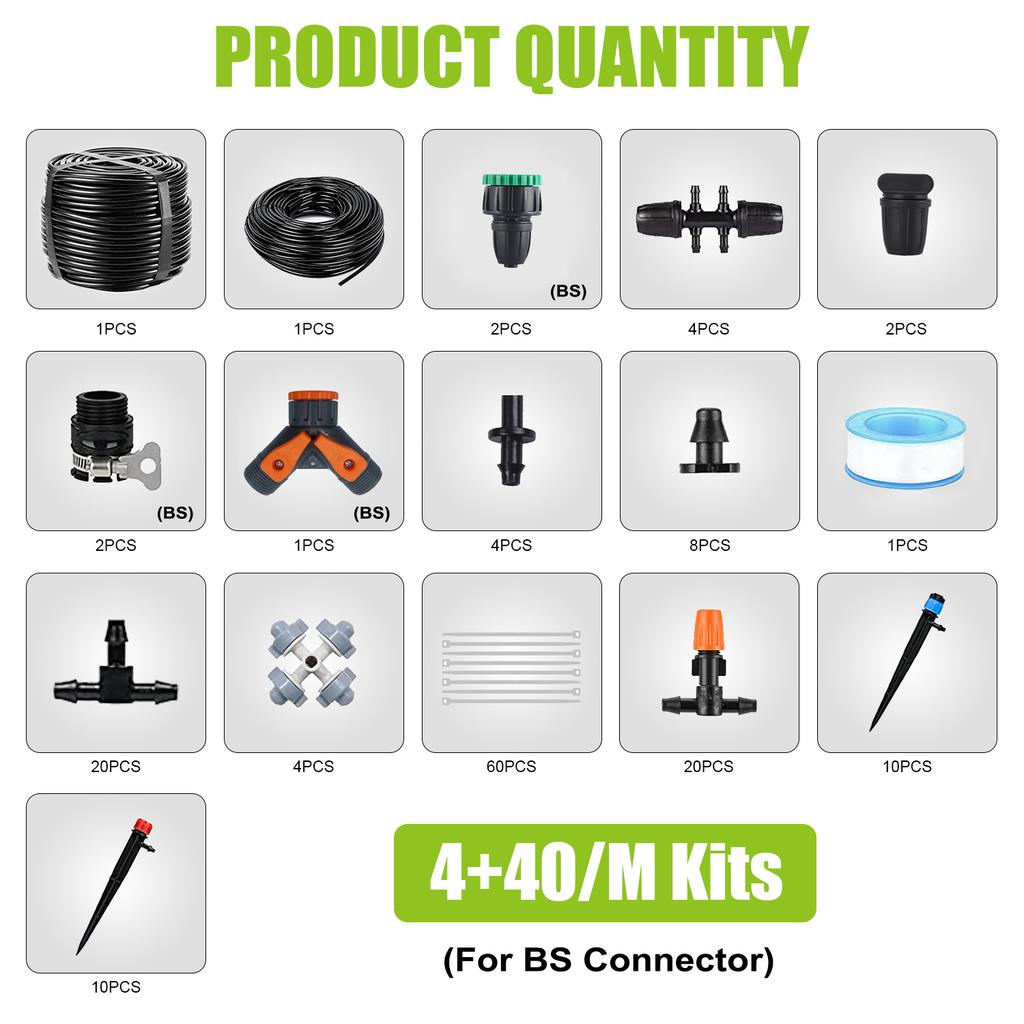 1Sets Watering Garden Hose 4/7mm 8/11mm PVC Micro Drip Irrigation Tube Sprinkler Pipe Greenhouse Irrigating System