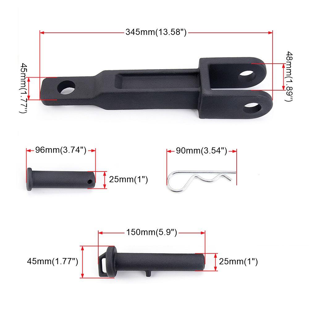A20-6014 Tow Hook with Pin for Peterbilt/Kenworth