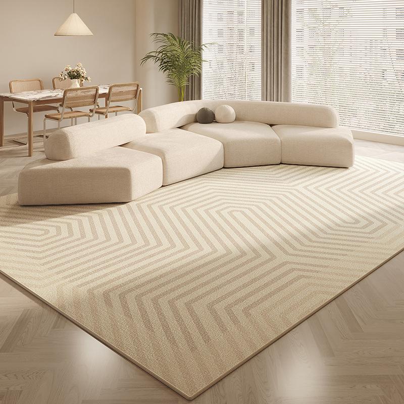 French Cream Carpet Living Room Silence Bedroom Atmosphere Sofa Tea Table Blanket Light Luxury Premium Cloakroom Floor Mat