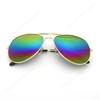 Fashion Sunglasses for Women Men Round Gradient Mirror Lens Outdoor Driving Glasses UV Protection