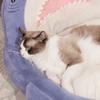 All Seasons Warmth Pet Mat Cute Cartoon Shark Cats Bed Plush Pets Sofa Fun Cat Nest Dog Bed Cats House Pet Supplies Dog House