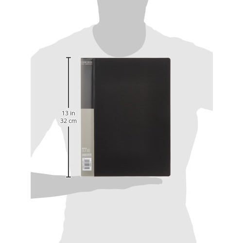 KOKUYO File Clear File Basic A4 20 Sheets Black La-B20D
