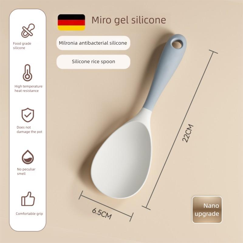 Wide Flexible Silicone Spatula Shovel Turner Nonstick Fish Turner Egg Cookware Fried Food Flexible Kitchen Spatula