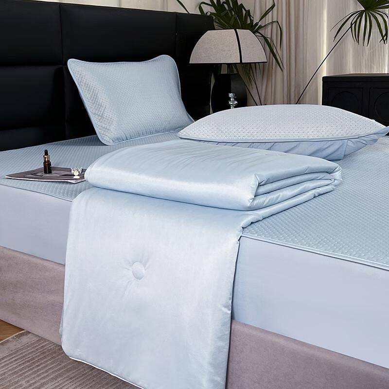 Yuanzu Ice Silk Cooling Summer Bedding Set