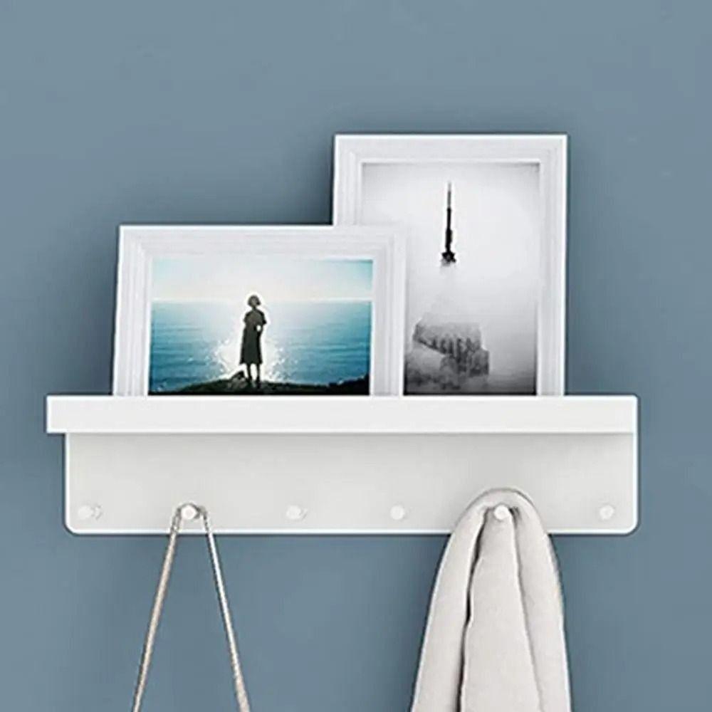 No Punching Key Storage Rack Wall Decor Door Rear Shelf Tableware Hanger Key Holder  Bathroom