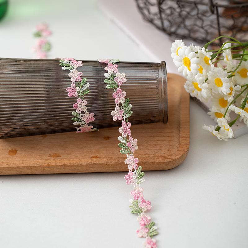 2meters Flower Decoration Lace Ribbon Trim Needlework Diy Crafts Supplies Home Decor Fabric Sewing Accessories Sewing Materials
