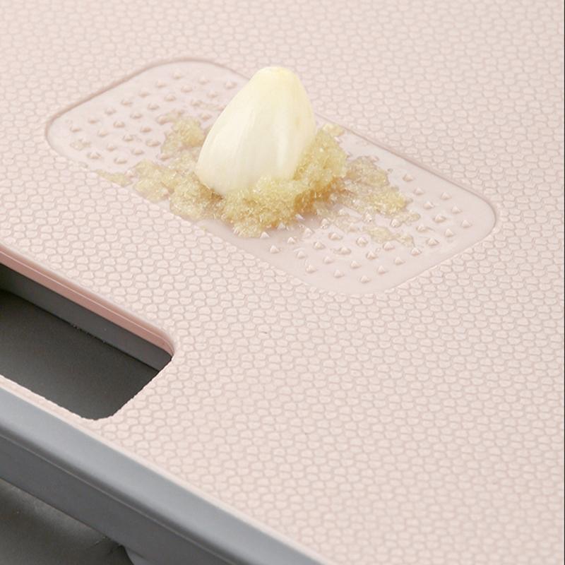 Wheat Straw Cutting Board Vegetable Meat Chopping Board Hanging Hole Spillover Prevention Kitchen Accessory Garlic Grinding