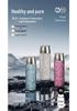 Pure Titanium Insulated Cup with Magnetic Lid - Antibacterial Tea & Water Separation, Direct Lift, Gift Box Packaging for Business or Health Use.