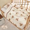 Doudou Baby Blanket: Four-Season Pure Cotton Gauze Quilt for Spring, Autumn, and Air Conditioning; Perfect for Kindergarten Use.
