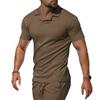 Men's Loose And Casual Solid-color Short-sleeved Shirt Top