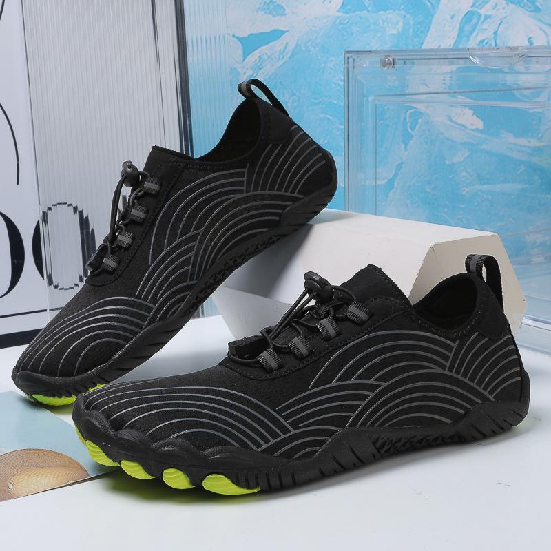 Outdoor neue Fußschutz Fünf-Zehen-Strandschuhe Paar Schwimmen Waten Herren- und Damen-Wasserweg Amphibische Bachwanderschuhe