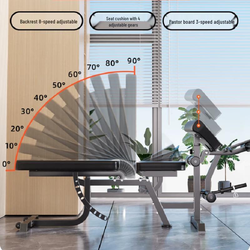 Multifunctional Adjustable Dumbbell & Workout Bench