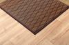 Ikehiko Rush Rug Carpet Tatami Note Square FX Diamond Brown 190 X 190cm Geometric Pattern Humidity Control Effect Antibacterial and Deodorizing Effect