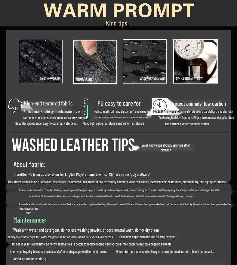 2015 Autumn/Winter Men's British Style Multi-Zipper Motorcycle Leather Jacket with Lapel.