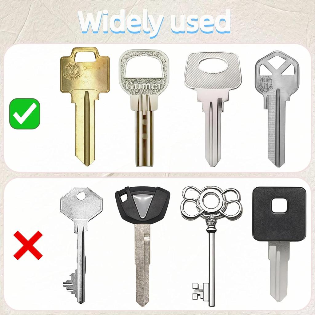 50 Pack Colored Key Covers with Labels - Silicone Key Identifier Caps for Home & Office Organization, Fits Standard House Keys, 10 Colors