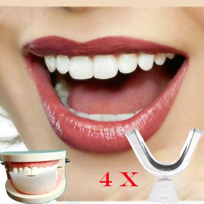 4 X Mouth Trays Guard Tooth Teeth Whitening Whitener Remouldable  Shield
