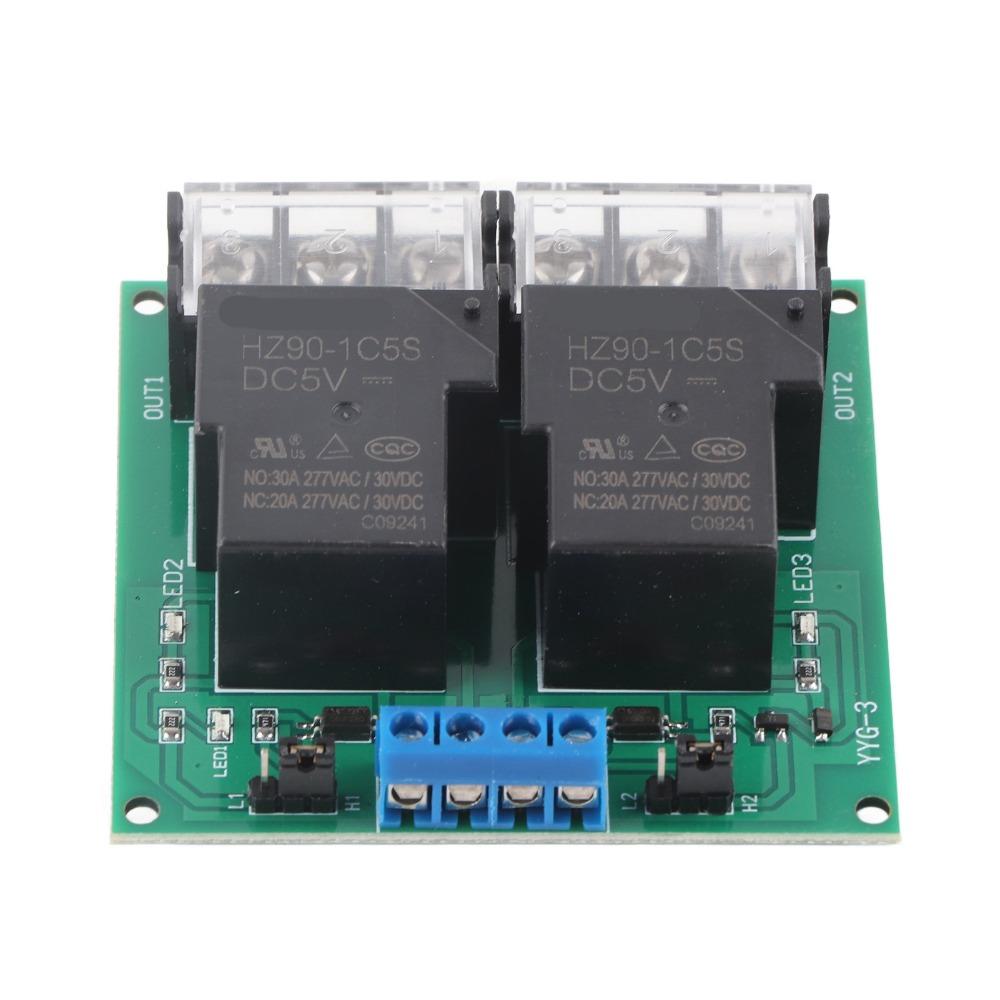 High Power YYG-3 Optocoupler Isolation Relay 30A Two Way Two Way Relay Module DC5/12V 30A Relay Module Power Switching