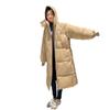 Over-knee Cotton-padded Clothes Women's Winter Thickened Cotton Clothes Loose Long Top Korean Version Jacket