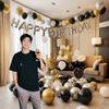 Birthday Party Dress Up Balloon Decoration Happy Scene Arrangement Background Wall Boyfriend Premium Atmosphere Props Package