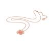 Swarovski Connexus Heart Lotus Shaped Two Piece Set Gold Plated Necklace Women Necklace 5615360