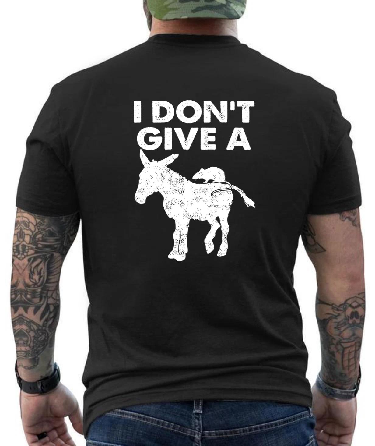 I Don t Give A Rats Ass Funny Graphic Design T- Shirt S