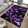 1PC Butterfly Flowers Carpet Ultra Soft, Thick & Absorbent, Non Slip Machine Washable Mat for Entryway