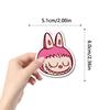 55/110 Labubu Rabu Stickers Cartoon Japanese Cartoon Mobile Phone Water Cup Decoration Waterproof Stickers