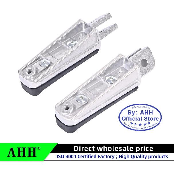 CVK 1Pair Aluminum Alloy Anti-Skid Black CNC Folding Foot Pegs Pedal Rest Front and Rear Footpegs Footrest For YAMAHA FZ6N
