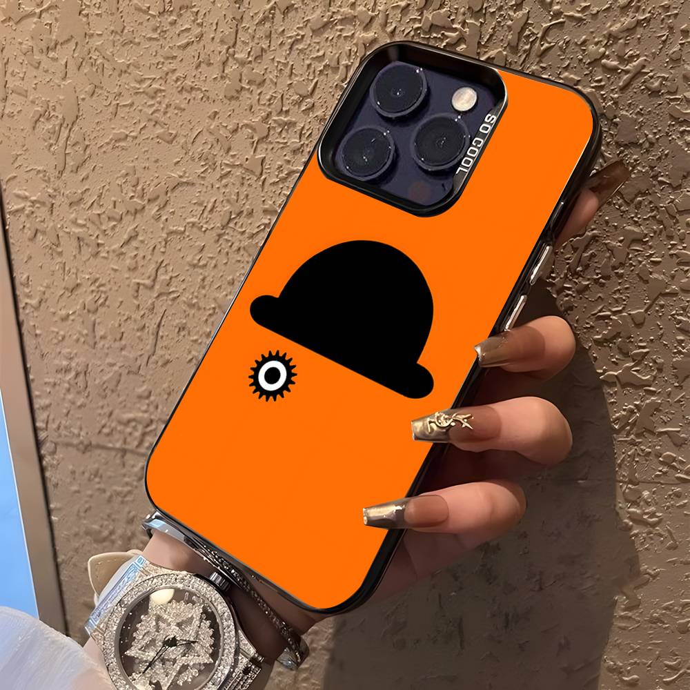 A C-Clockwork O-Orange Phone Case For iPhone 17,16,15,14,13,12,11,Pro,XS,Max,Plus,Mini,SE Black Candy Matte Shockproof Cover