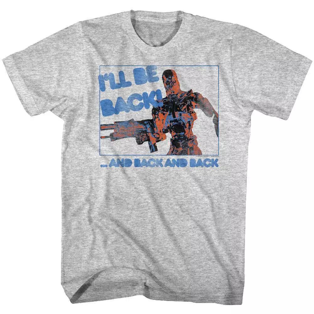 Терминатор Я Вернусь Снова Мужская Футболка Унисекс Футболка M
