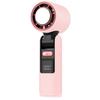 (Pink) K-801 Cold Compress Summer Cooling Fan 100 Speeds Adjustable Portable Handheld Fan with Digital Display