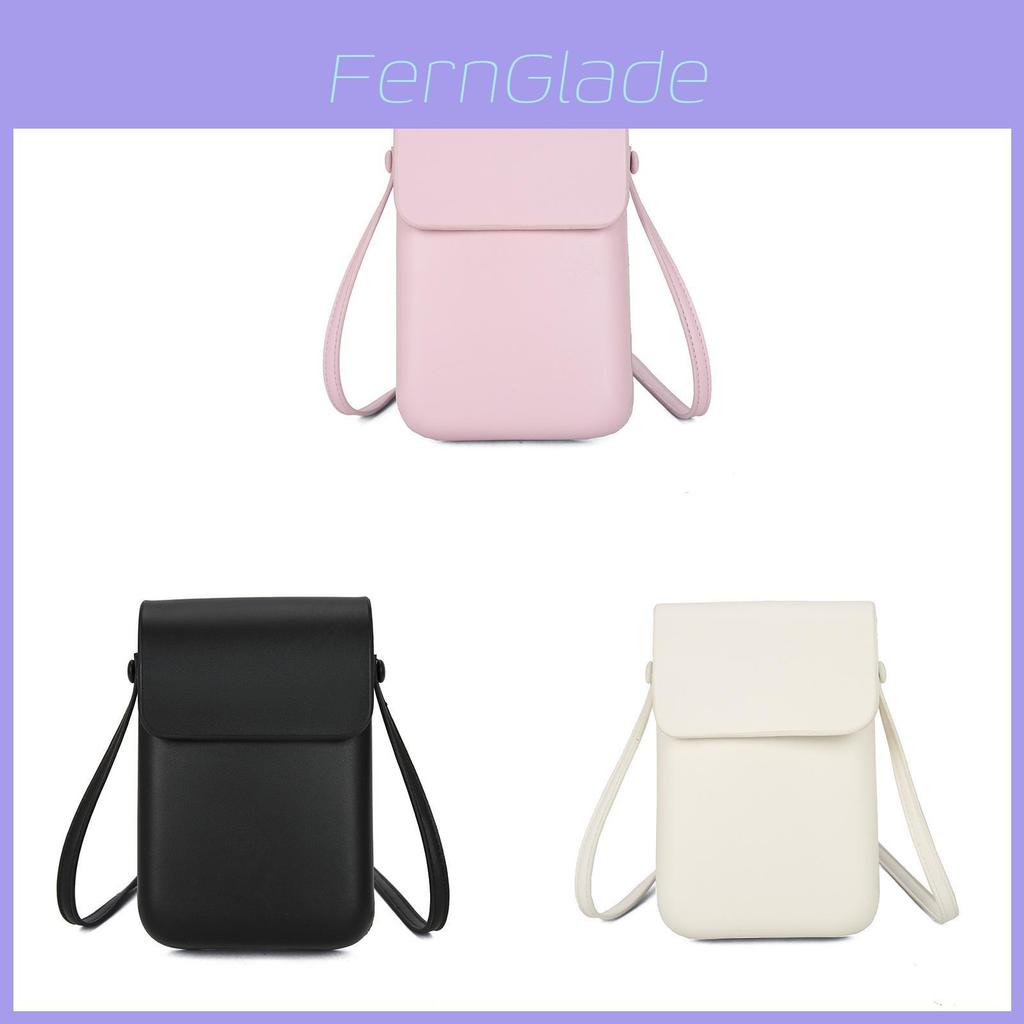 Pu Minimalist Square Crossbody Bag For Women With Magnetic Closure And Phone Pocket