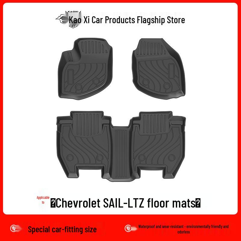 

TPE Waterproof Double-Layer Car Mats for Chevrolet SAIL-LTZ - Eco-Friendly & Odorless
