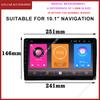 10.1 Inch For Toyota PREVIA / Estima / 2019 Car Radio Android MP5 Player Casing Frame 2 Din Head Unit Fascia Stereo Dash Cover