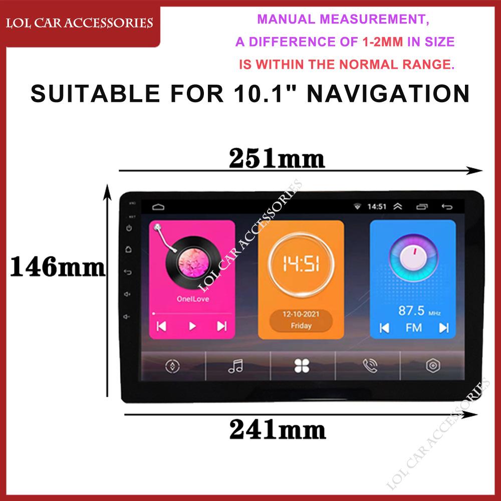10.1 Inch For Toyota PREVIA / Estima / 2019 Car Radio Android MP5 Player Casing Frame 2 Din Head Unit Fascia Stereo Dash Cover