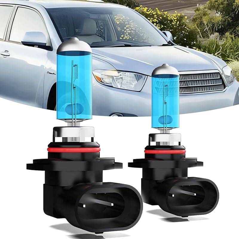 Headlights Fit For Toyota Highlander 2014-2019 Halogen Headlight Bulbs,9005/HB3/H10 High Beam+ H11/H8/H9 Low Beam+ h11 Fog Light Combo,Plug And