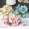 Spring Dahlia Silk Flowers: Artificial Floral Decoration for Dining Table, Home Ornament, or Photography Prop