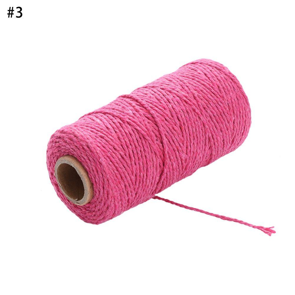 100 Meter/Rolle Bakers Home Decor Handgemachte Kordel Schnur DIY Seil Baumwollschnüre Verpackung Bastelprojekte